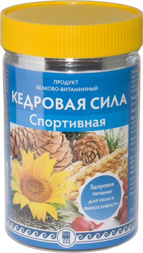Продукт белково-витаминный «Кедровая сила — Спортивная», 237 г