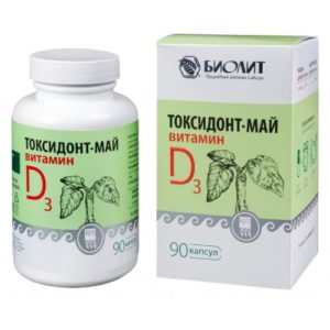 Токсидонт-май с Витамином D3, капсулы, 90 шт
